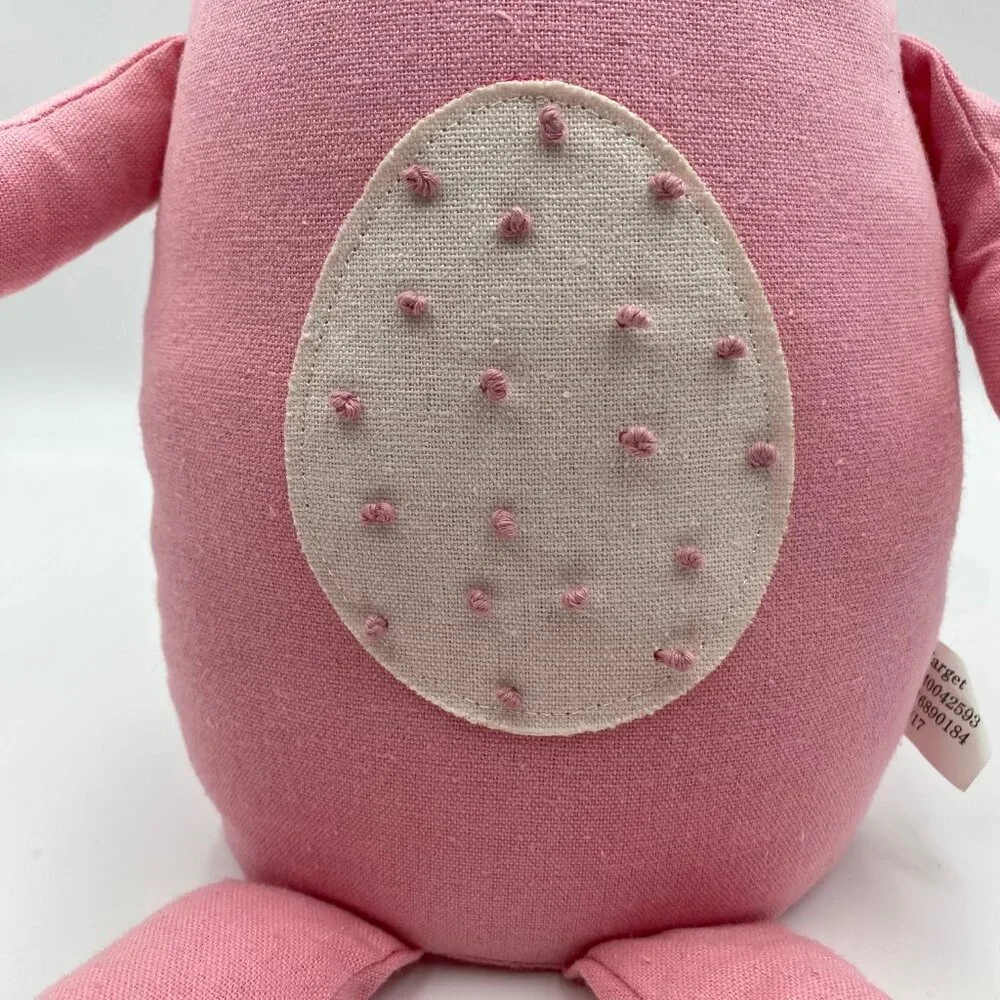 Target Pink Shelf Sitter Sitting Bunny Rabbit Plush Easter Holiday Decor 14